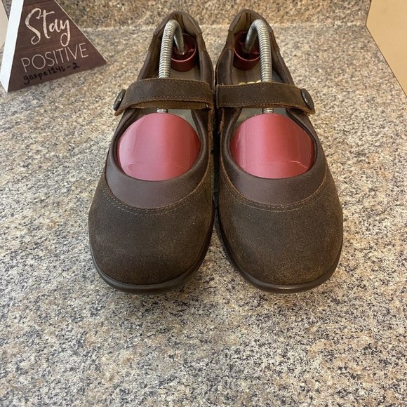 SAS Step Out  Brown Leather Mary Jane Comfort Shoes Size 10‎ Narrow (Bin #4) - Picture 3 of 12